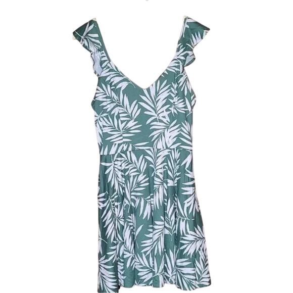 Fortune + Ivy Palm Leaf Floral Dress Size Small - Picture 3 of 6